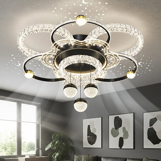 Brushed Stainless Ceiling Lamp For Living Room Foyer And Study