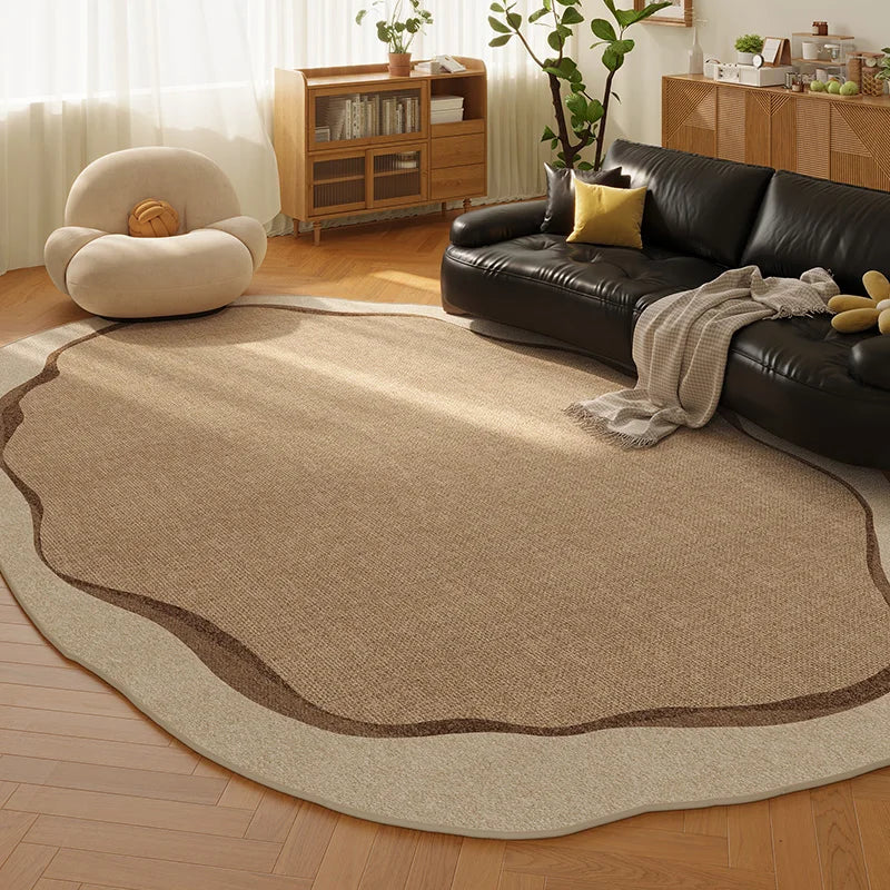 Retro Style Plush Rug For Living Room And Bedroom Decor