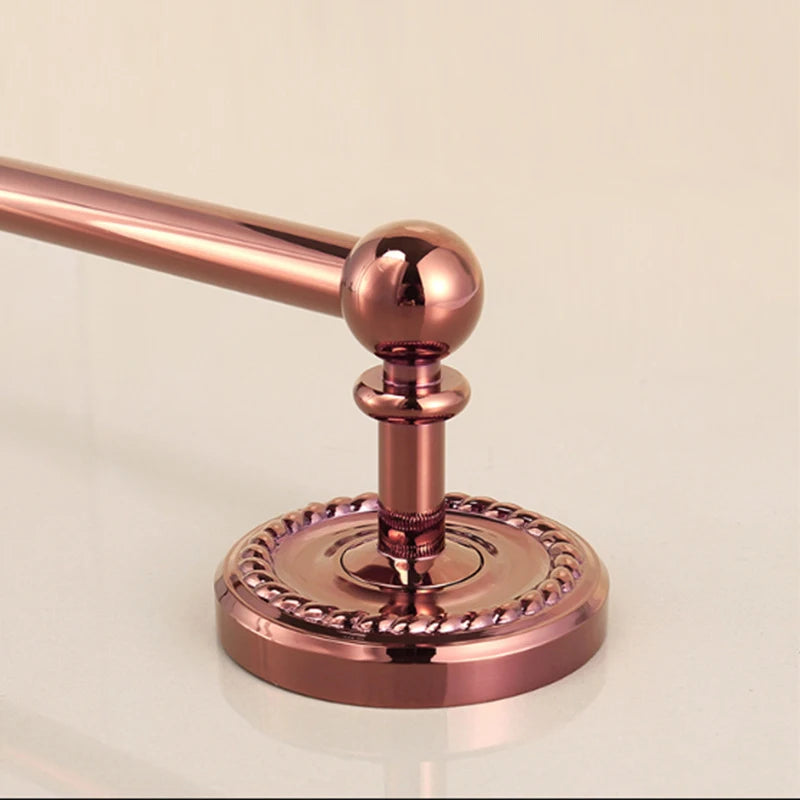HOTAAN Solid Brass Bathroom Accessories Set Robe Hook Towel Bar