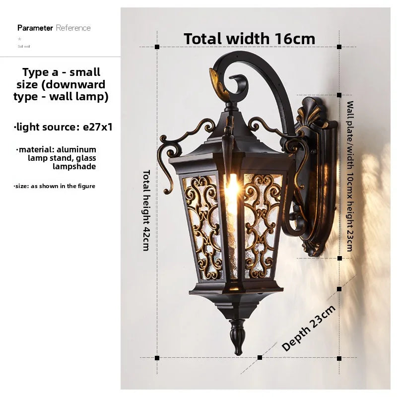 Outdoor Wall Lamps Waterproof Courtyard Led Lamps Garden Villa Entrance-Side Lights Ultra-Bright Outdoor Balcony Exterior Lights