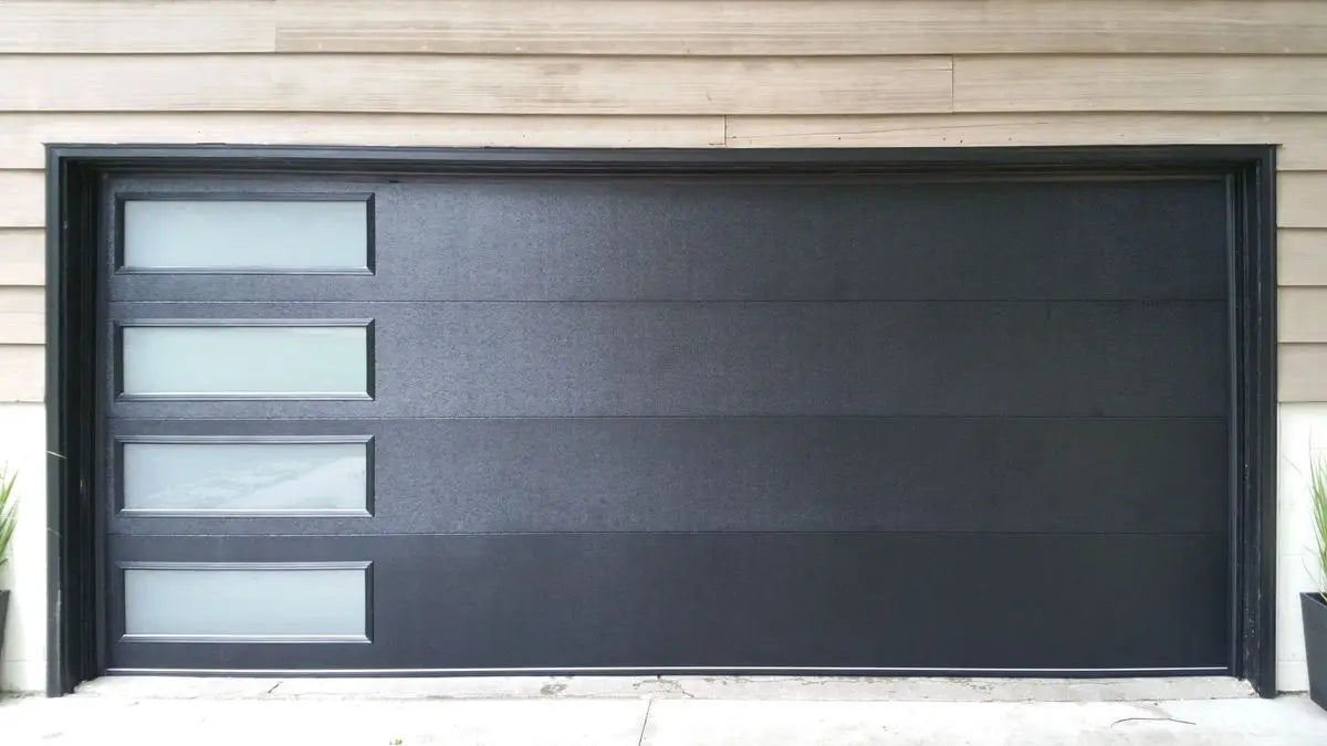 Customized Steel Garage Doors Heat Insulation Wood Grain Commercial Rolling Garage Door Courtyard Automatic Front Entry Doors