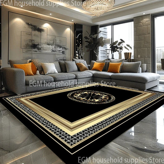 European Style Luxury Rug Non Slip Carpet For Living Room