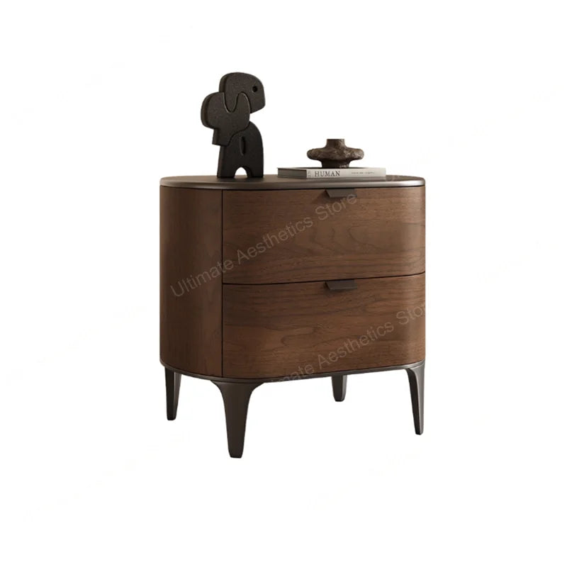 Luxury Delicacy Bedside Tables Simple Creative Storage Drawers Nightstand Trendy Italian Mesitas De Noche Bedroom Furniture