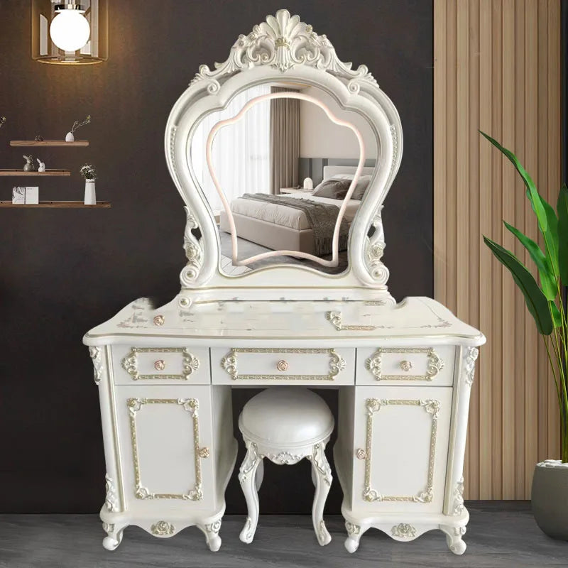 QWC Modern Vanity Table Dresser For Bedroom Storage